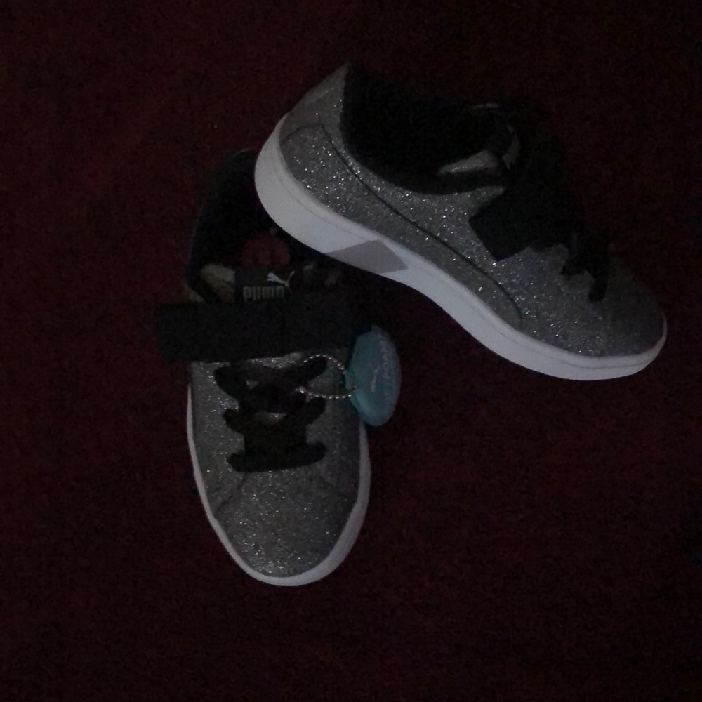 Size 13c Glittery Black Sneakers